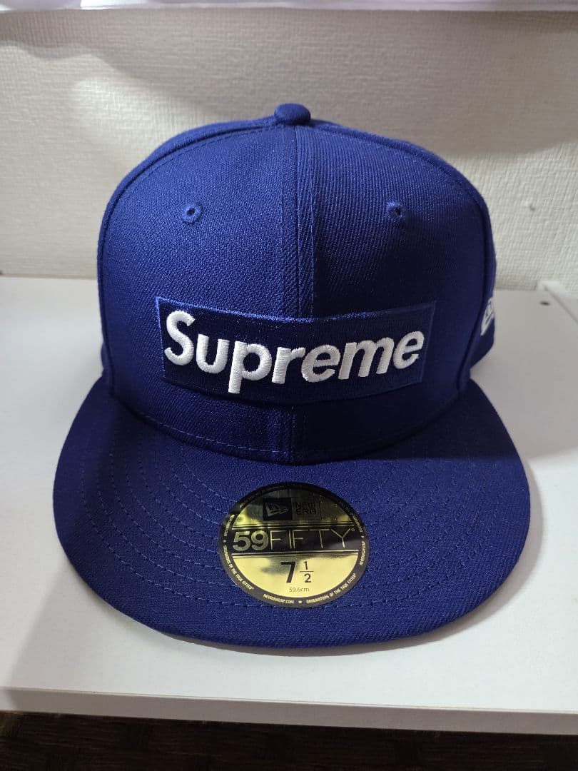 Supreme LA 59FIFTY キャップ ネイビー ニューエラ キャップ 7 3/8