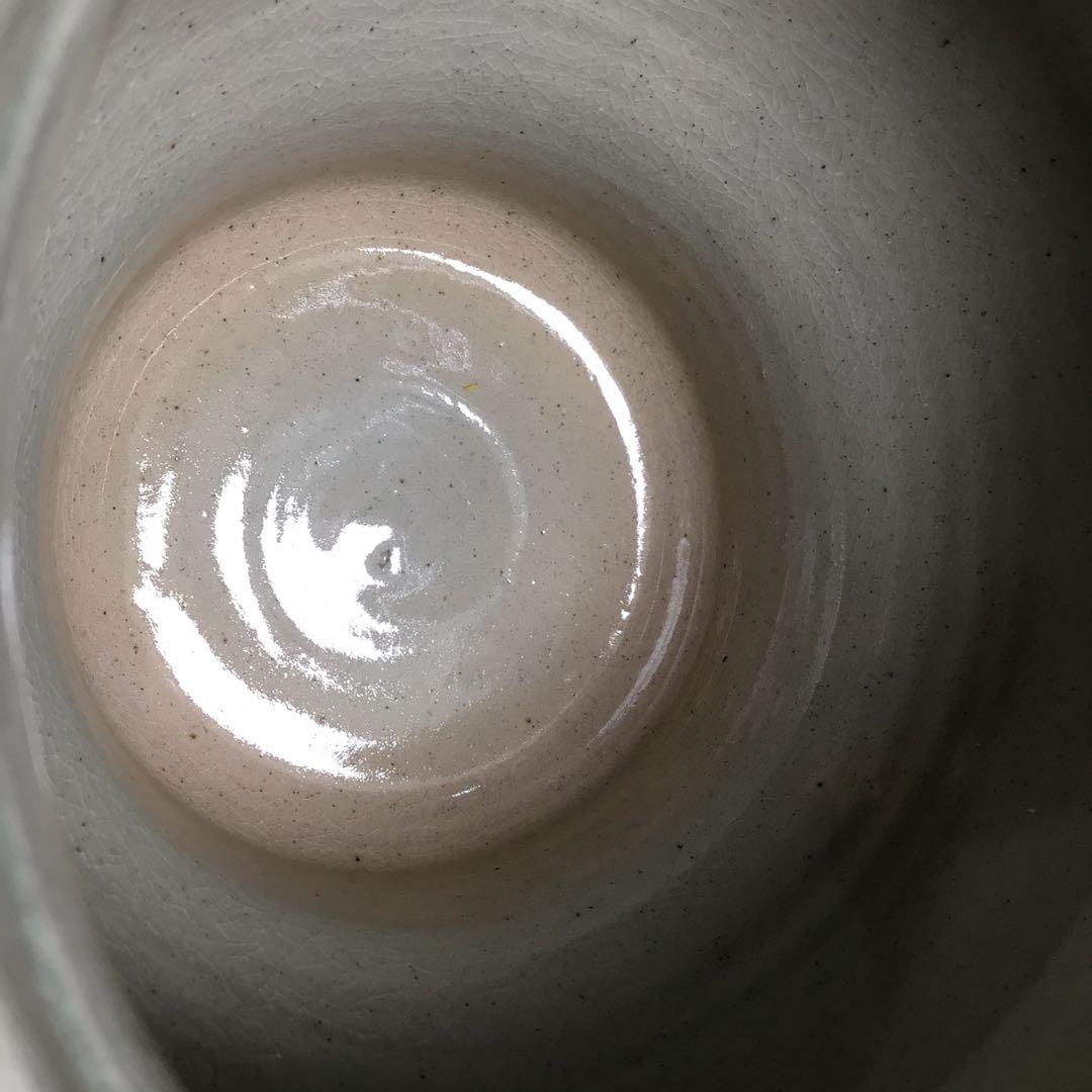 N303 水指 『太仙窯造』『唐草文』『安南手水指』 共箱 茶道具