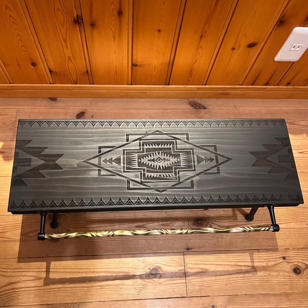 No.6 ソロテーブル アイアンミニテーブル ツイストハンガー付