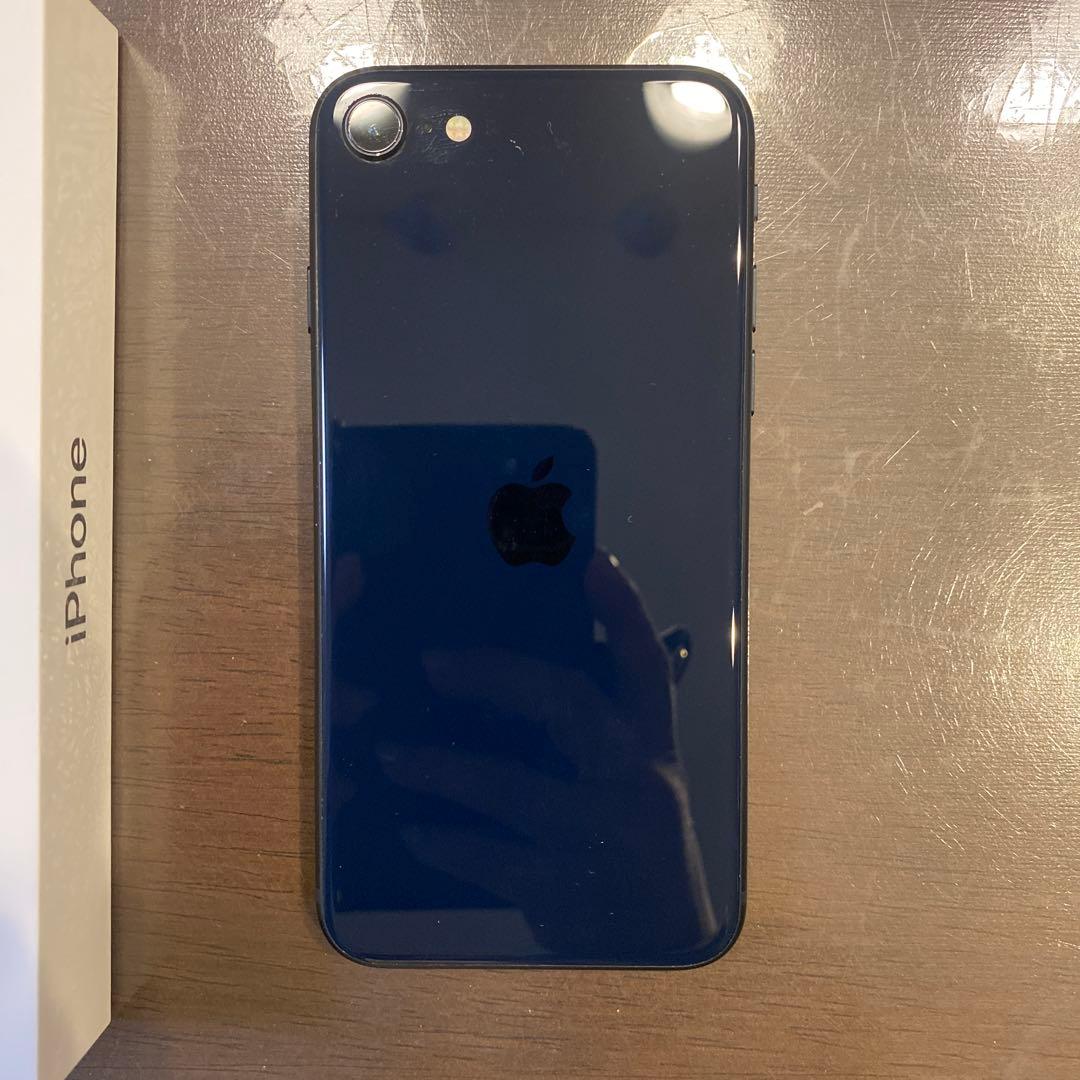 iPhoneSE 3 128GB ミッドナイト　SIMフリー　フィルム2枚付き