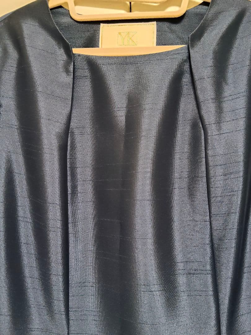 東京ソワール Yukikokimijimaパーティードレス13号　ネイビー