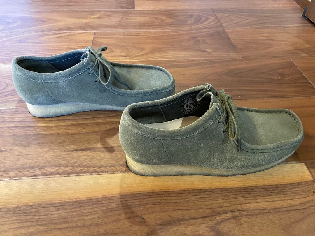 クラークスワラビー　カーキ色　UA BEAUTY & YOUTH別注品