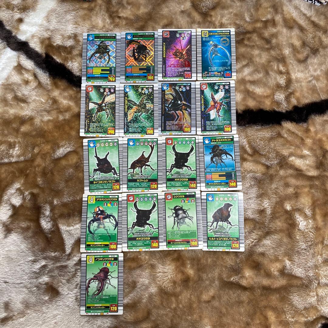 ムシキングカード まとめ 甲虫王者 ムシキングカード 5周年