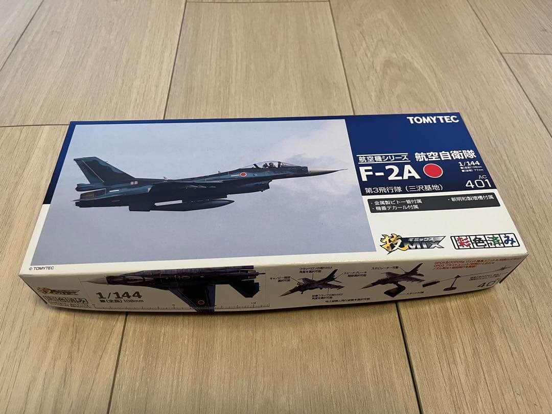 トミーテック 技mix F-2A 第3飛行隊 三沢 AC401 技MIX 1/144 航空自衛隊 F-2A 第3飛行隊 三沢基地 AC401 技MIX 1/144