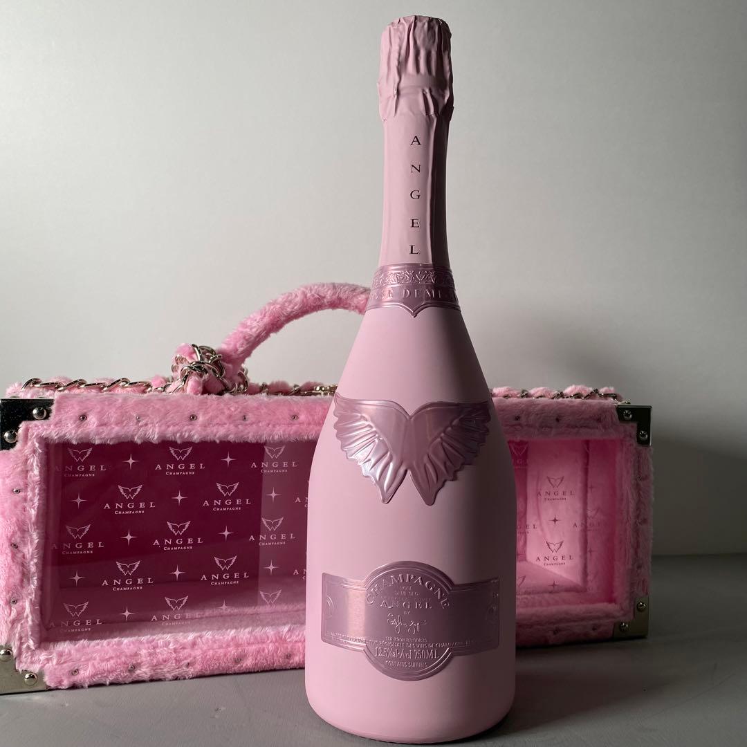 エンジェル シャンパン ドゥミセック ピンク ケース