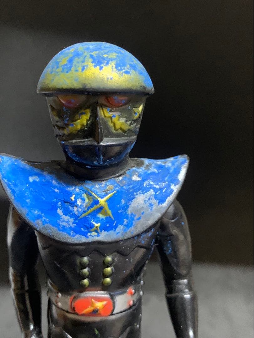 当時物　昭和レトロ　ポピー 人造人間キカイダー ハカイダー ソフビ