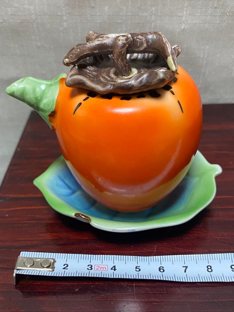 二宮閑山 柿醤油差し 有田焼 - メルカリ