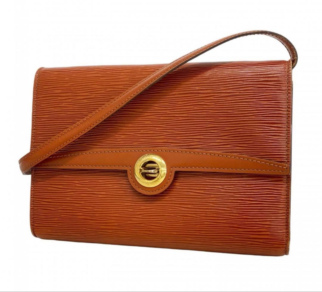 ルイヴィトン ショルダーバッグ　ポシェット・アルシュ エピ ノワール　ブラウン