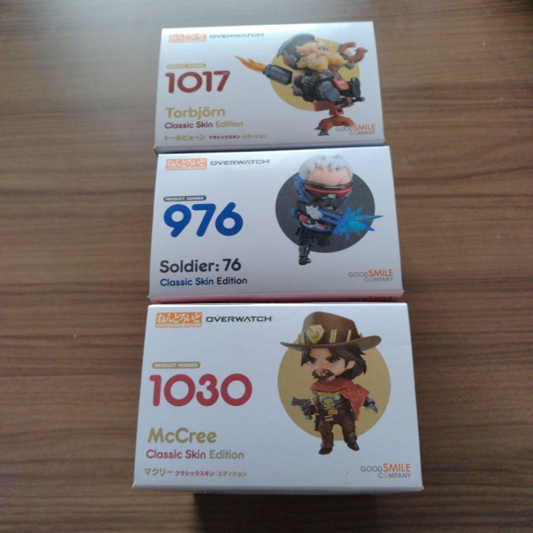 OVERWATCH ねんどろいど　フィギュア 3体セット