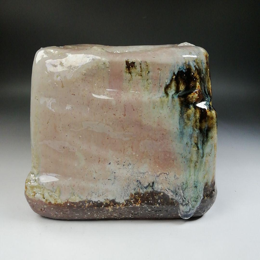 Ｔ８９３　水指　『萩焼』『吉田仙萩 造』　共箱　茶道具