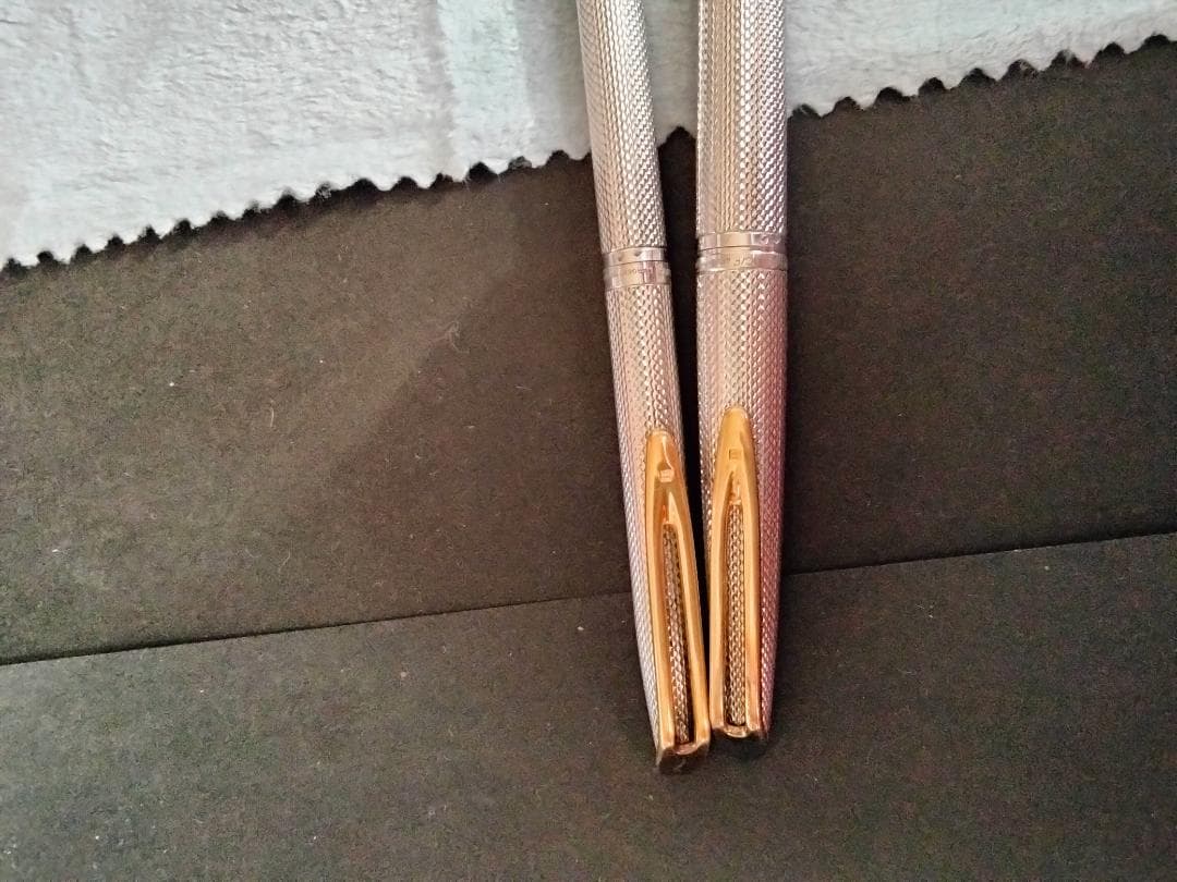 シルバー メタル万年筆と ボールペン 2本セット 即日出荷OK】WATERMAN ウォーターマン ボールペン エキスパート