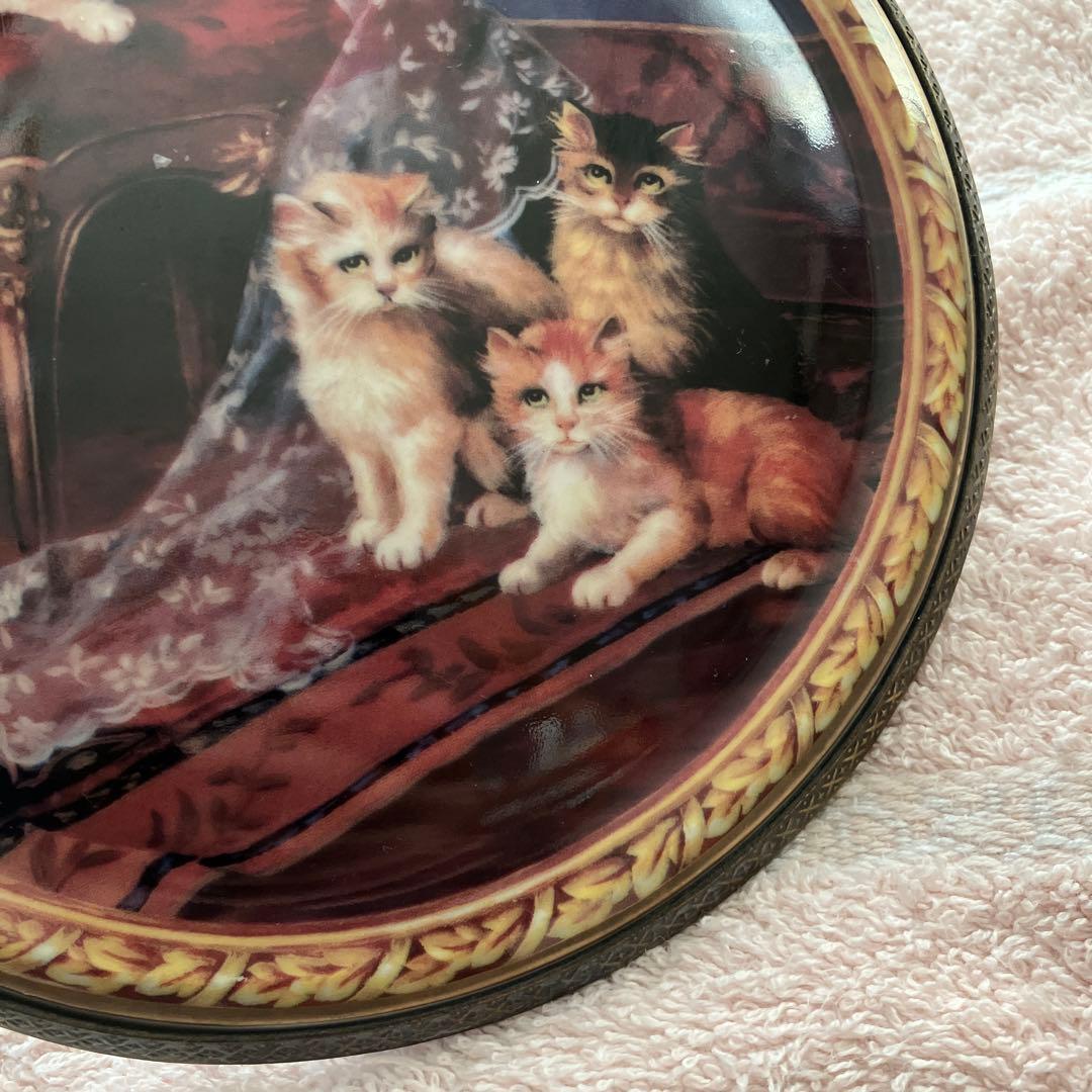 希少 猫マイセン 猫 壁掛け 飾り絵 プレート - メルカリ