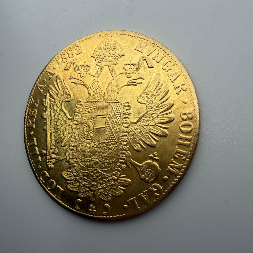 古銭 1882オーストリア帝国 フランツ・ヨーゼフ1世 - メルカリ