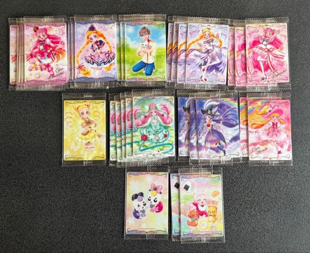 プリキュアウエハース 第2弾〜11弾 まとめ売り217枚 レア有