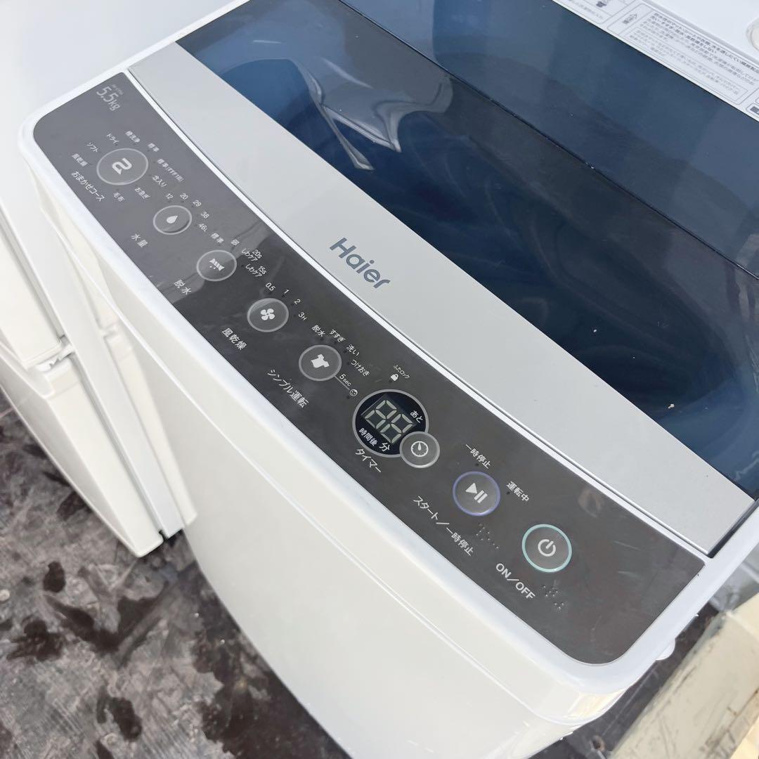 166取付無料！SHARPおしゃれホワイトインテリア冷蔵庫風乾燥付き洗濯機