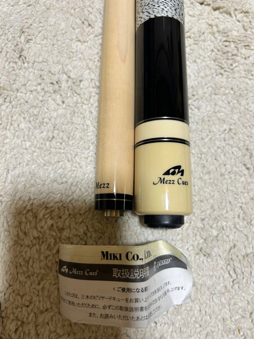 Mezz Cues ビリヤードキュー 取扱説明書付き