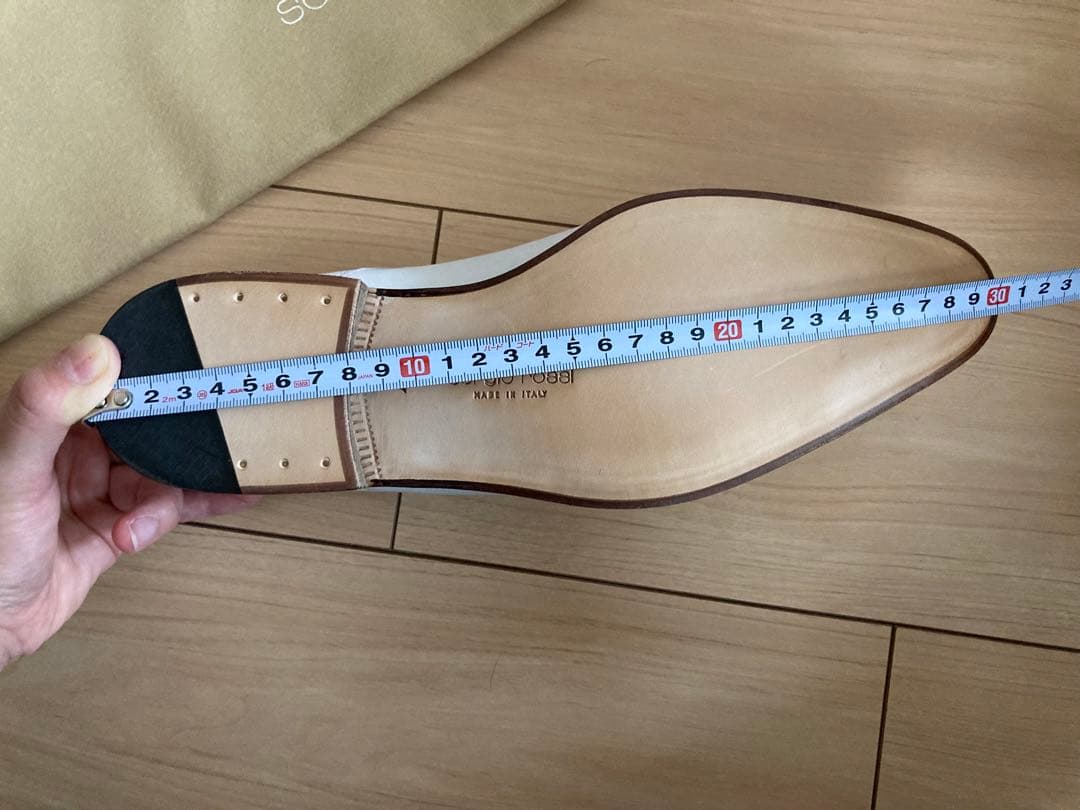 ⭐︎ hts.co.ltd⭐︎ 新品未使用　セルジオロッシ革靴白 Size 7