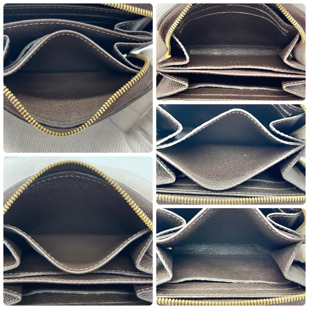 ルイヴィトン　ジッピー　パース　アンプラント　ダークブラウン　箱付き