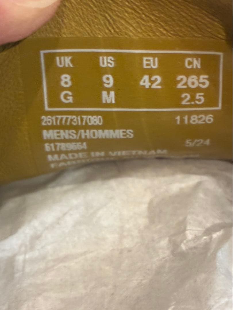 Clarks クラークスワラビーGTX UK8 美品