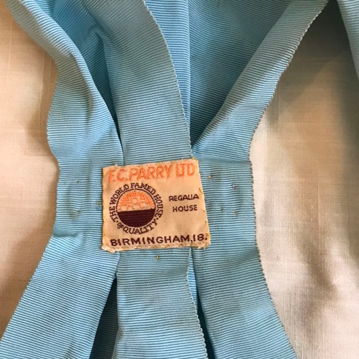 レア！英国ビンテージ フリーメイソン 秘密結社 たすきがけ飾り帯