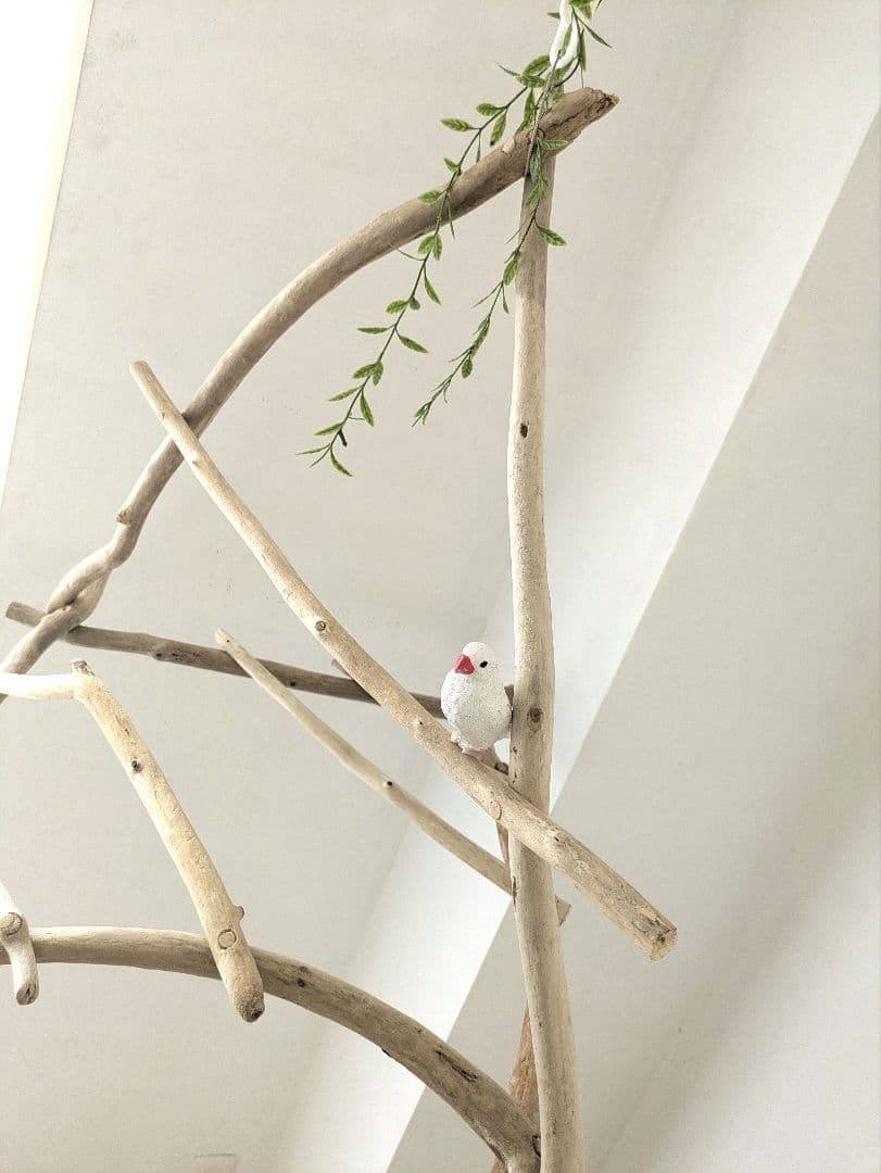 バードアスレチック・バードジム・タワー型・止まり木・流木