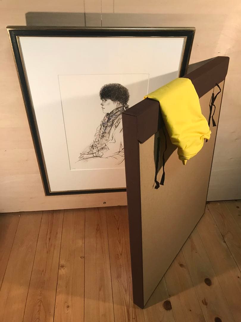 佐藤忠良「冬帽子(或る日の女Ⅰ)」リトグラフ＋手彩色直筆サイン・