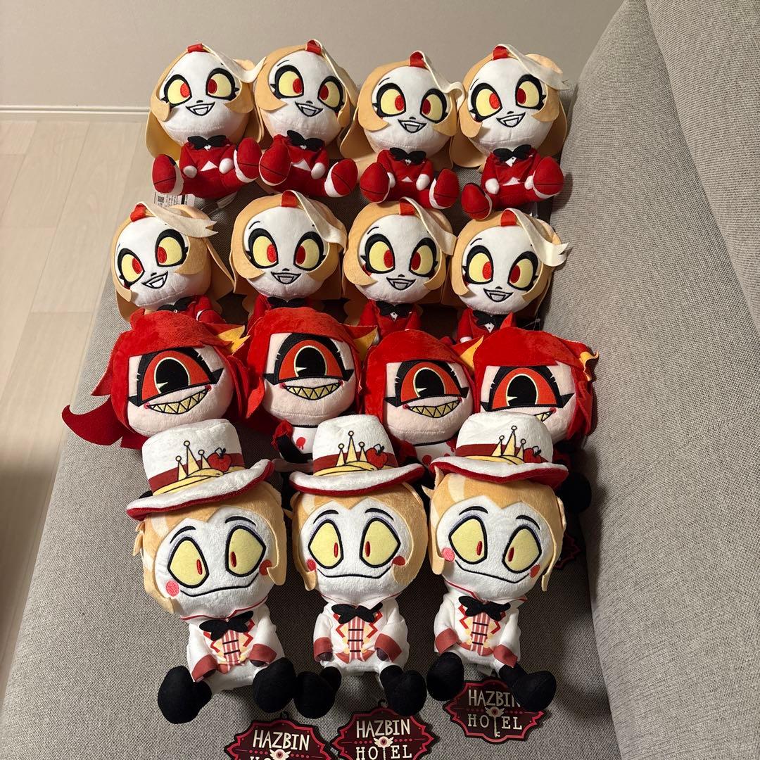 ハズビン・ホテルへようこそおすわりぬいぐるみ　ルシファー等ラウンドワン限定15個 ラウンドワン限定【ルシファー】ハズビン・ホテルへようこそ おすわり