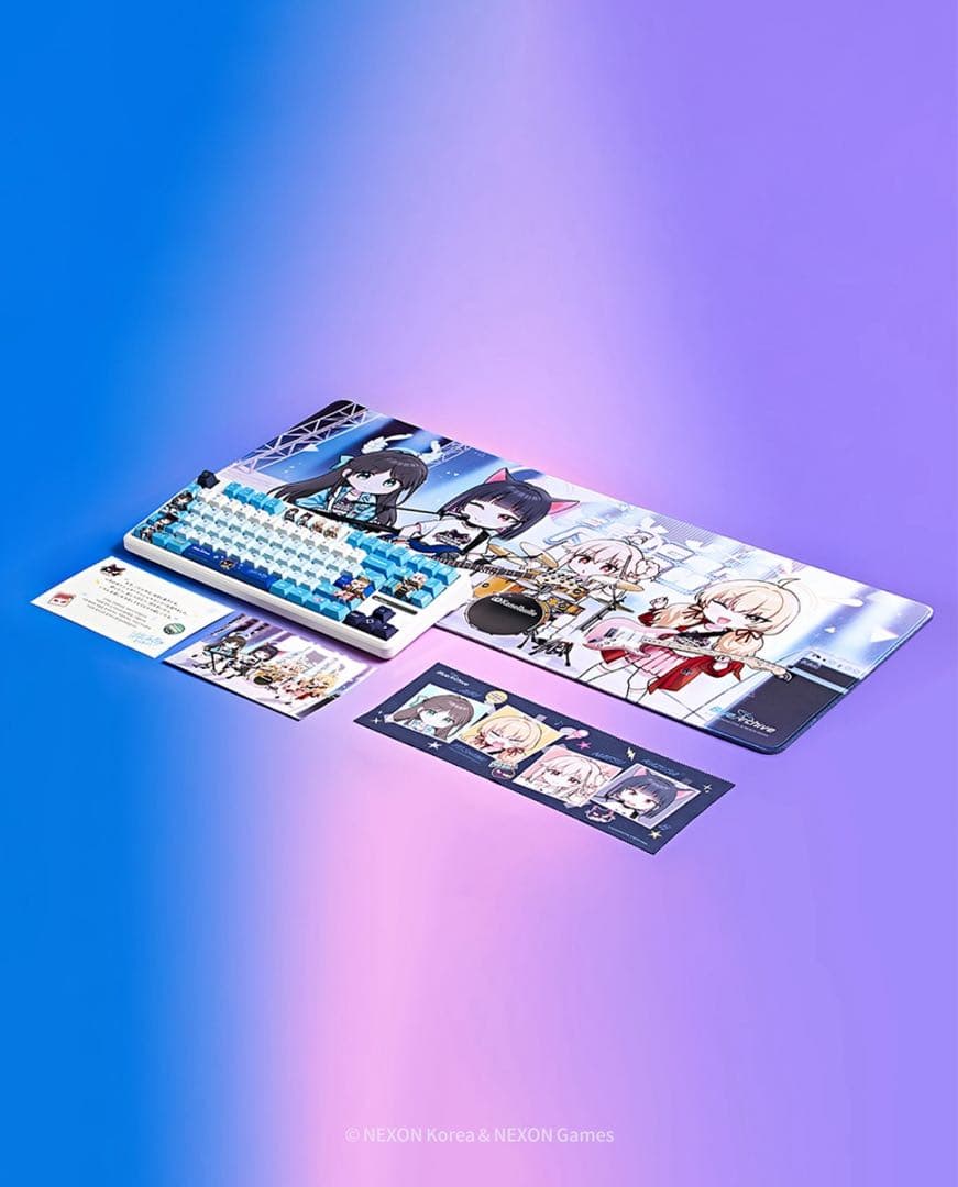 韓国限定 ブルーアーカイブ X はまじあき キーボード デスクテリアパッケージ