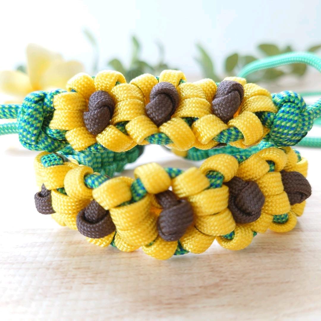 パラコードリードハーフチョーク一体型ひまわりNo.130