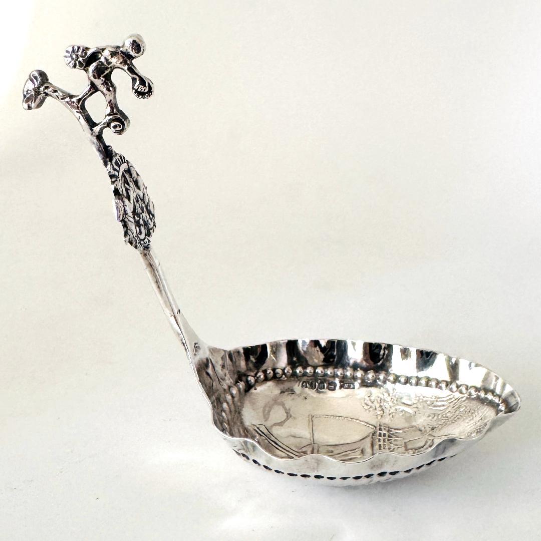 ★1989年代 英国★純銀製/キャディー/スプーン/イギリス/925/ロンドン