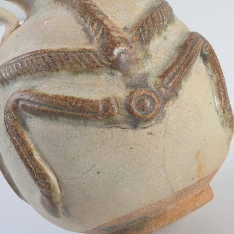 タイ古陶磁 スンコロク 宋胡録 神獣 双耳水滴 N 9391