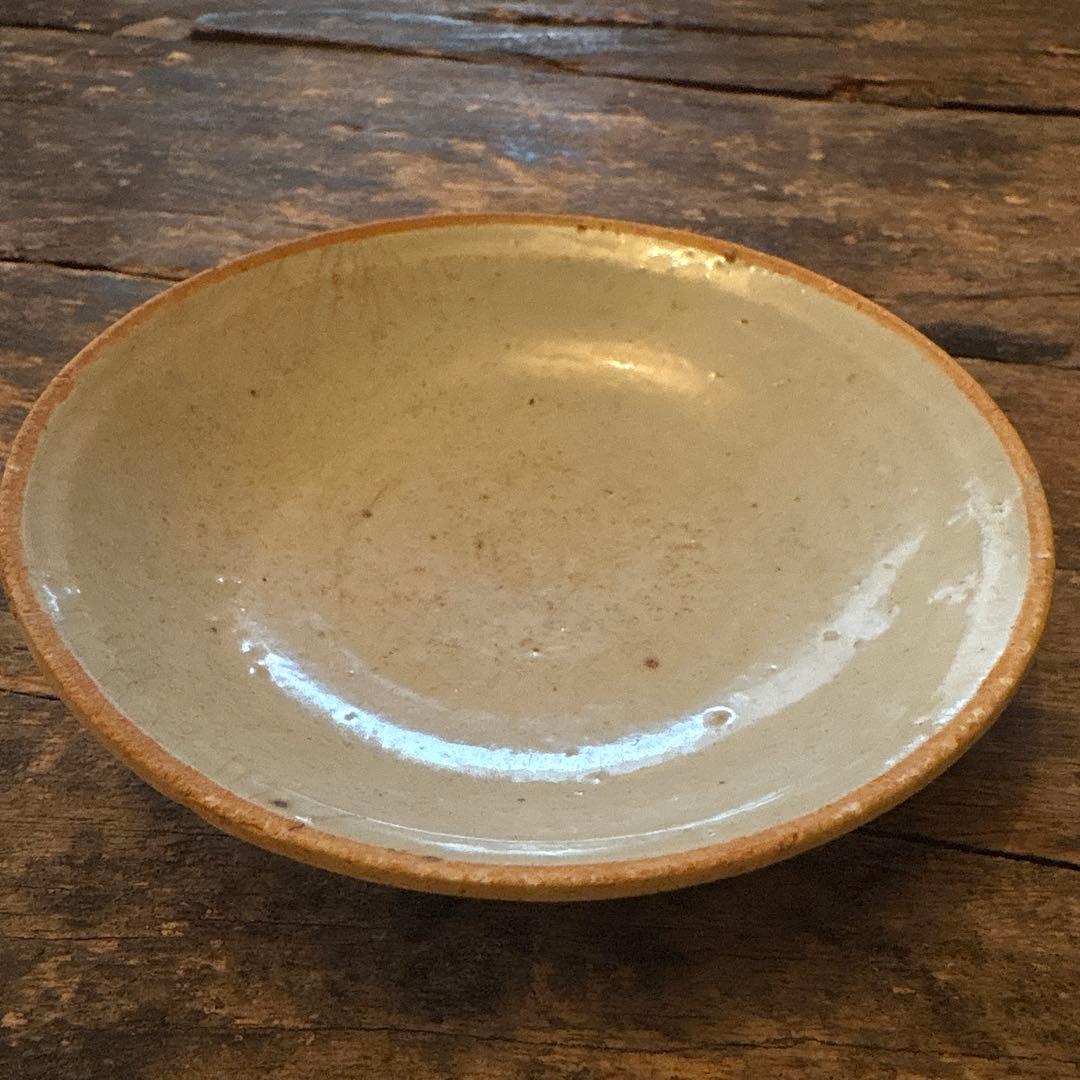 白磁❷ 口禿げの白磁の皿　中国　古玩