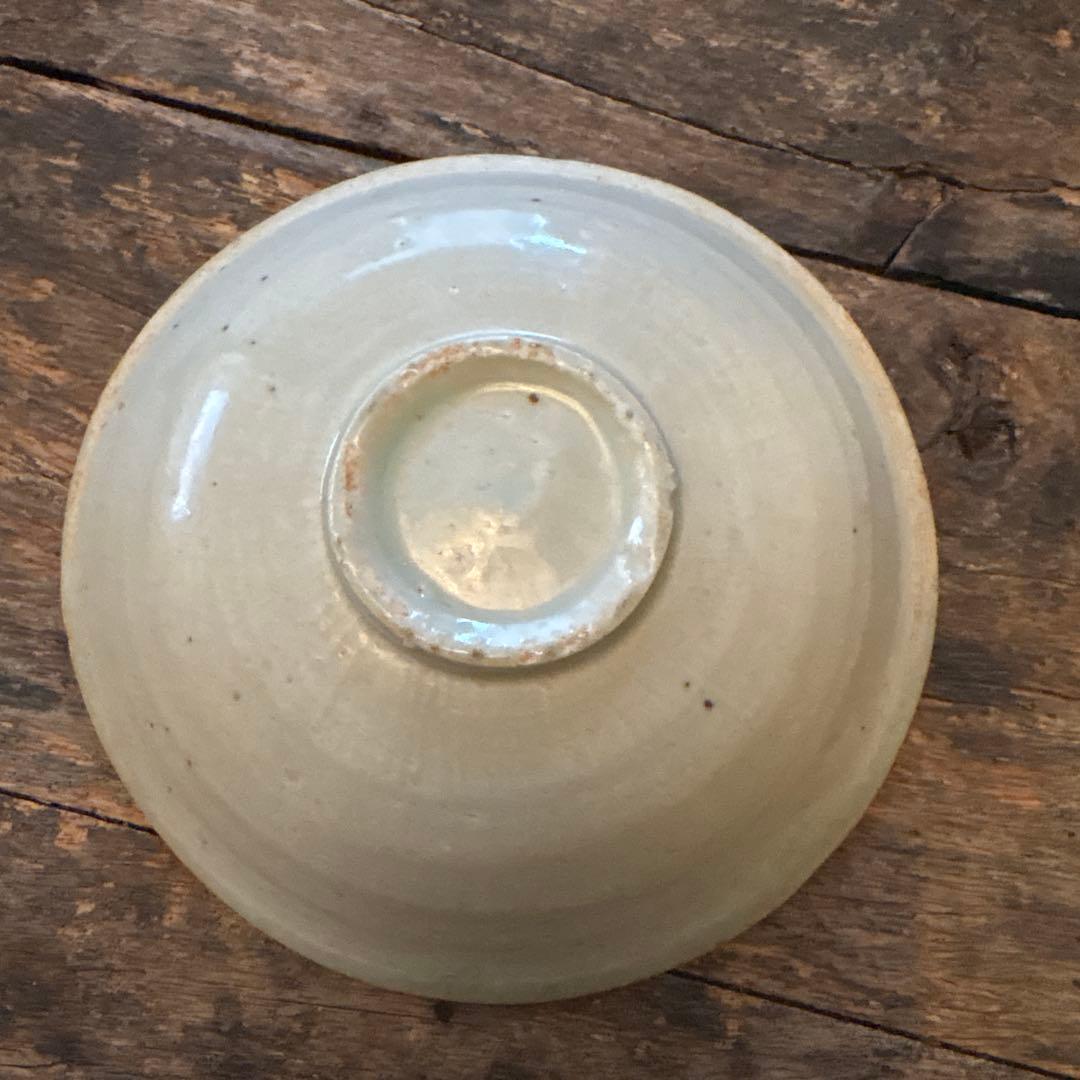 白磁❷ 口禿げの白磁の皿　中国　古玩