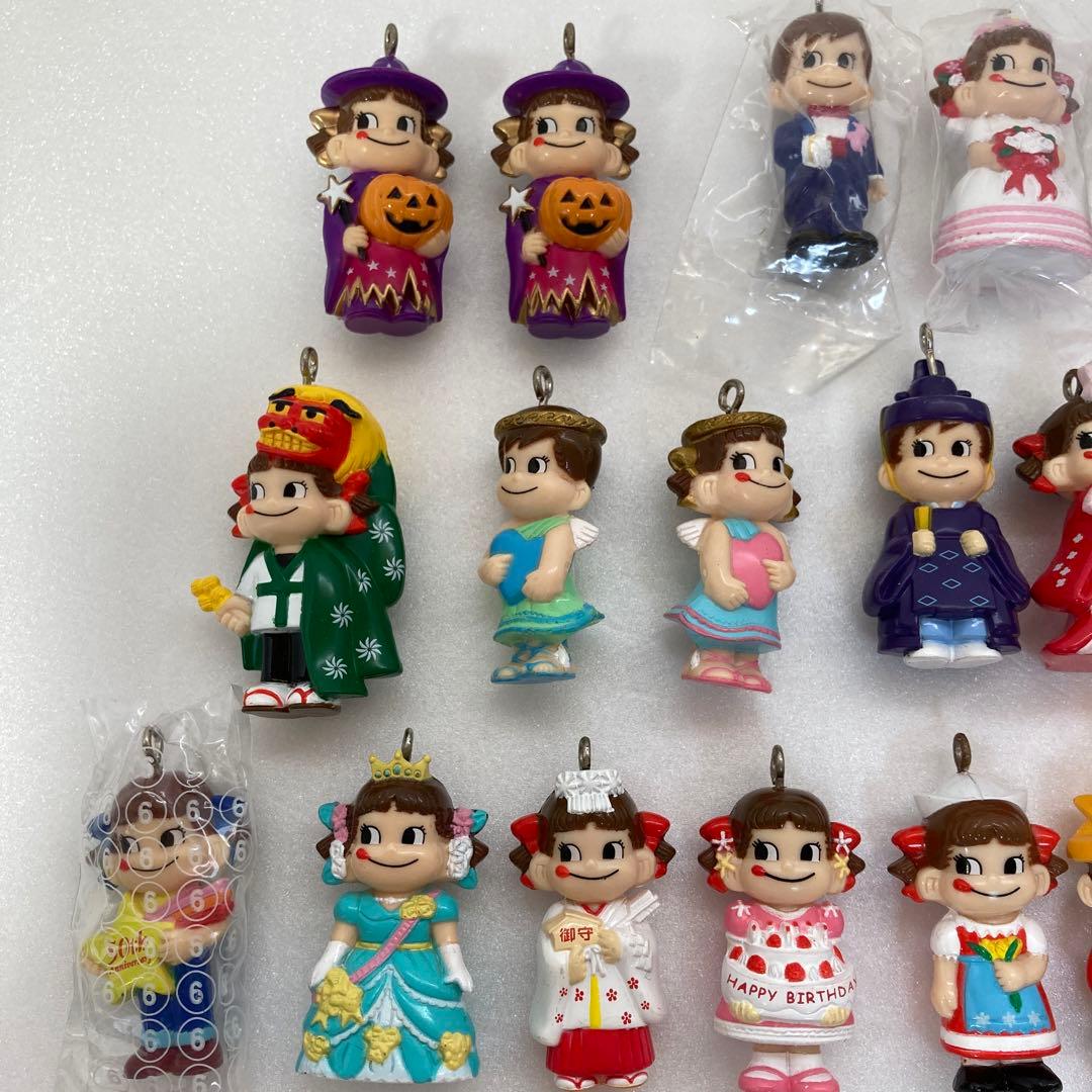 ミニミニペコちゃん 21体 ドッグ 不二家 おまけ キーホルダー まとめ