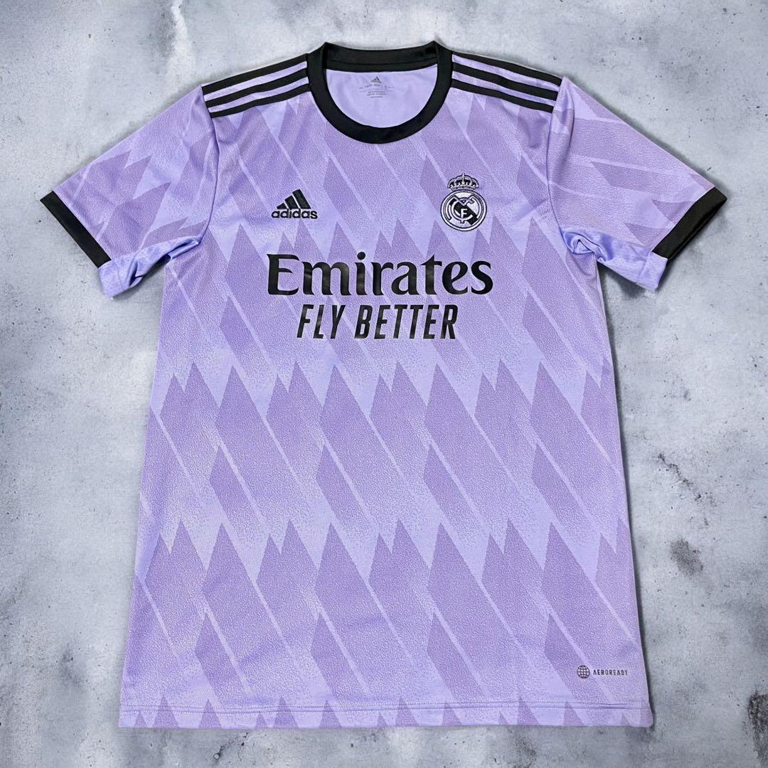 【美品】22/23 レアル・マドリード アウェイ レプリカユニフォーム adidas レアルマドリード 22/23 ユニフォーム アウェイ 半袖 レプリカ