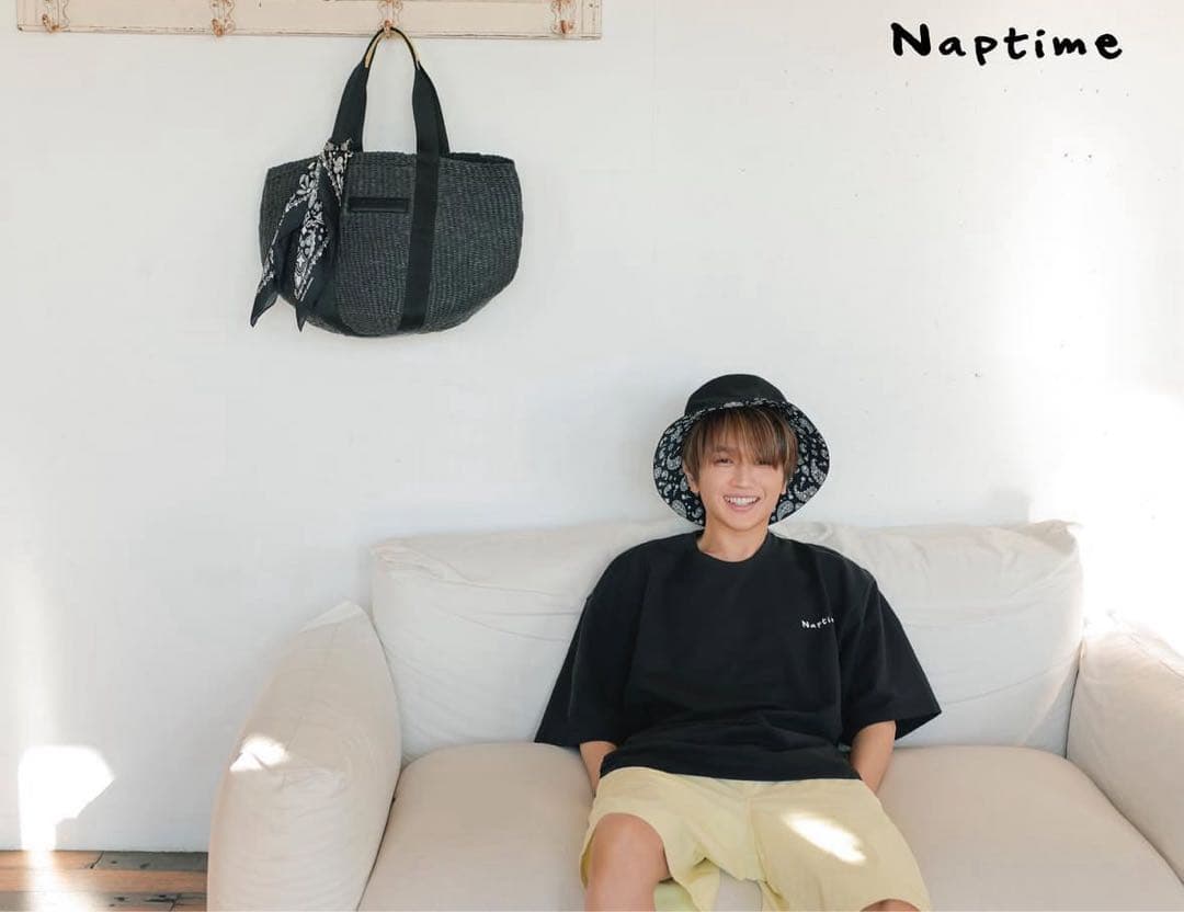 ナップタイム naptime Nissy 西島隆弘 バスケットバック naptime