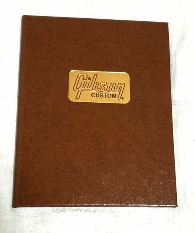 値下げ中！Gibson Custom ギター認定証　ブラウン Gibson Custom ギター認定証 ブラウン Gibson Custom ギター認定証