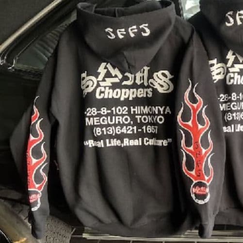 SAMS CHOPPERS 　SFFS ZIP HOODIE　長瀬智也