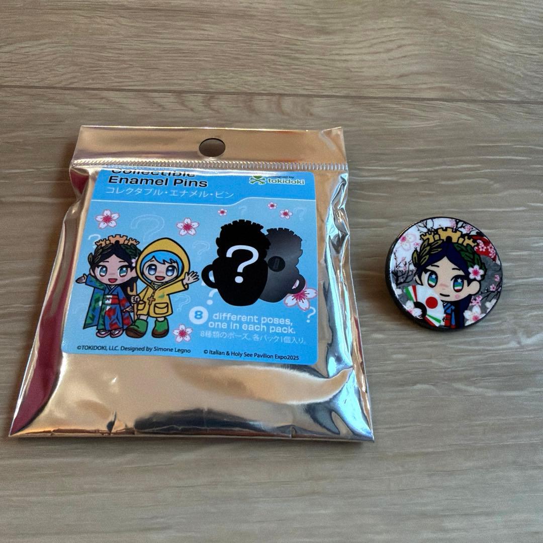 大阪関西万博 エキスポ 2025 イタリア館 ピンバッジ イタリアちゃん