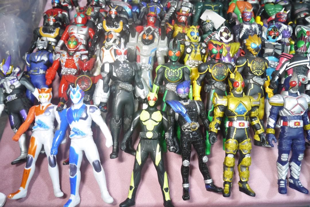 ライダーヒーローシリーズ　ビッグサイズソフビ　134体セット