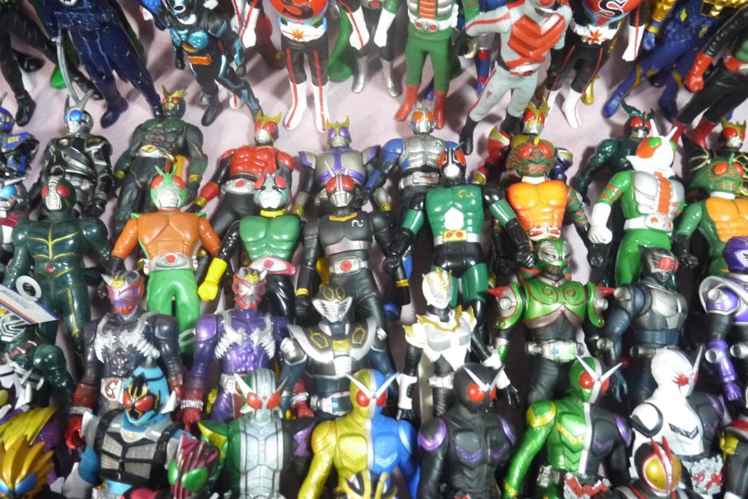 ライダーヒーローシリーズ　ビッグサイズソフビ　134体セット