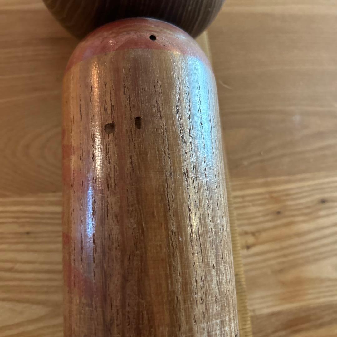 草津温泉 こけし 石山和夫作 昭和50年参拝記念 大型こけし 高さ48