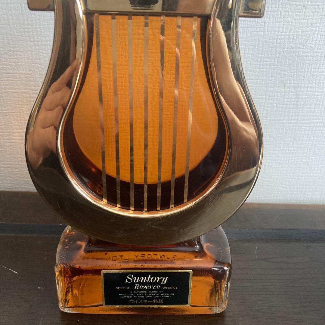 サントリーウイスキースペシャルリザーブ楽器ボトルハープ型