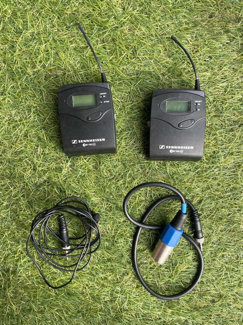 Sennheiser EW 100 ワイヤレスシステム ピンマイク 2本