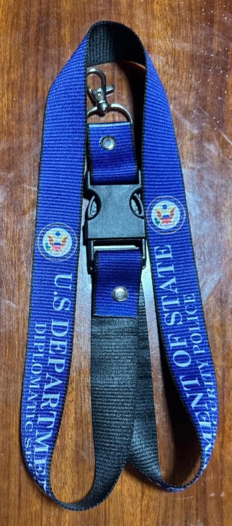 US Diplomatic Security Police ネックストラップ米軍