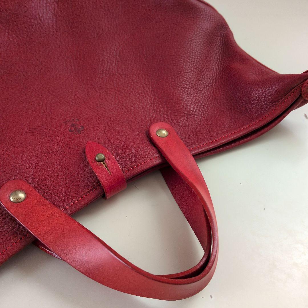 【美品】 CI-VA (チーバ) 舟型2wayバッグ 牛ヌメ革