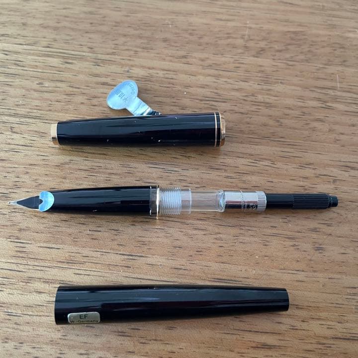 MONTBLANC モンブラン 万年筆 EF 黒 W-Germany 西ドイツ製 - メルカリ