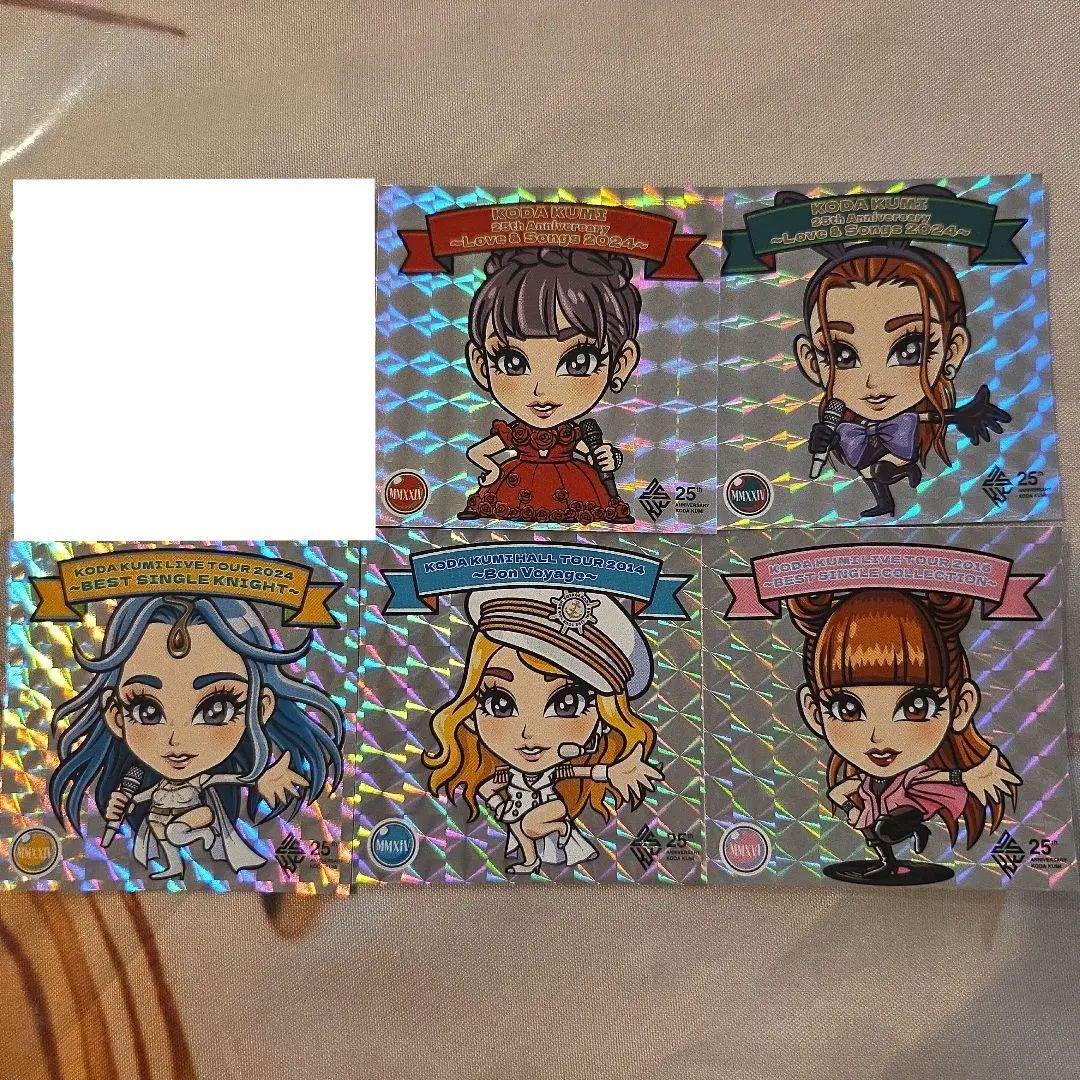 倖田來未De-CODELIVE会場限定 ホロステッカー 5セット♡ SHIBUYA109