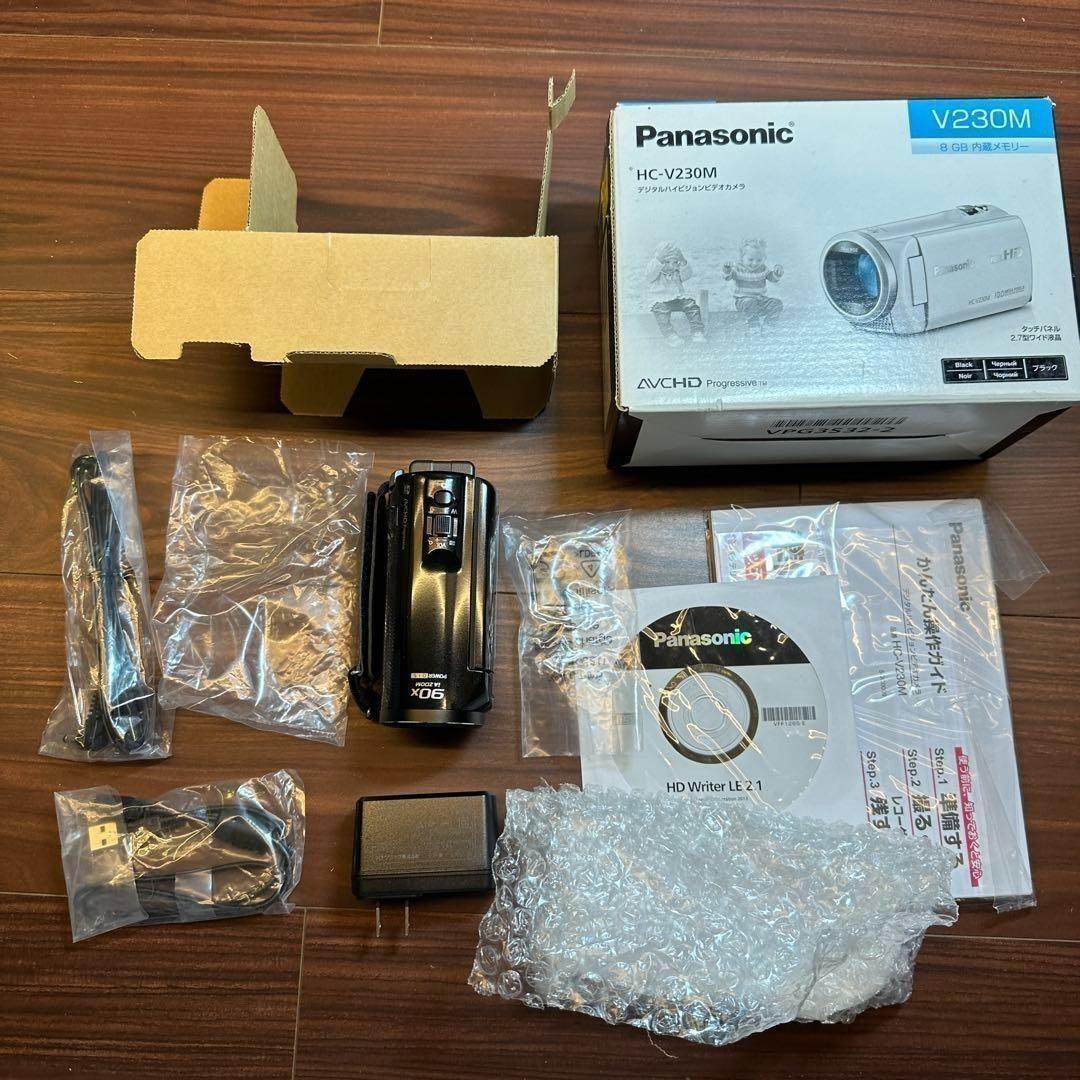Panasonic HC-V230M-W ビデオカメラ 2453