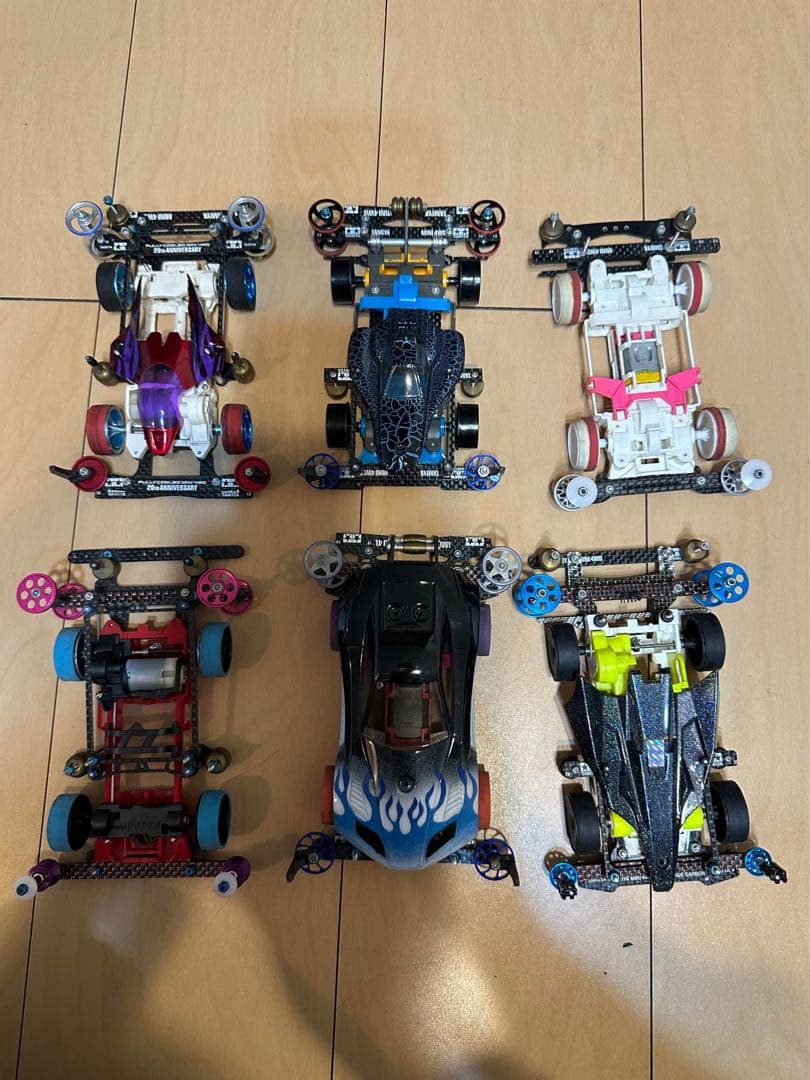 ミニ四駆 6台セット カスタムデザイン ミニ四駆 6台セット カスタムデザイン ミニ四駆 6台セット カスタム